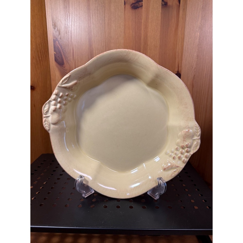 Casa Stone Madeira Harvest Portuguese Stoneware Serving Bowl 9.5"